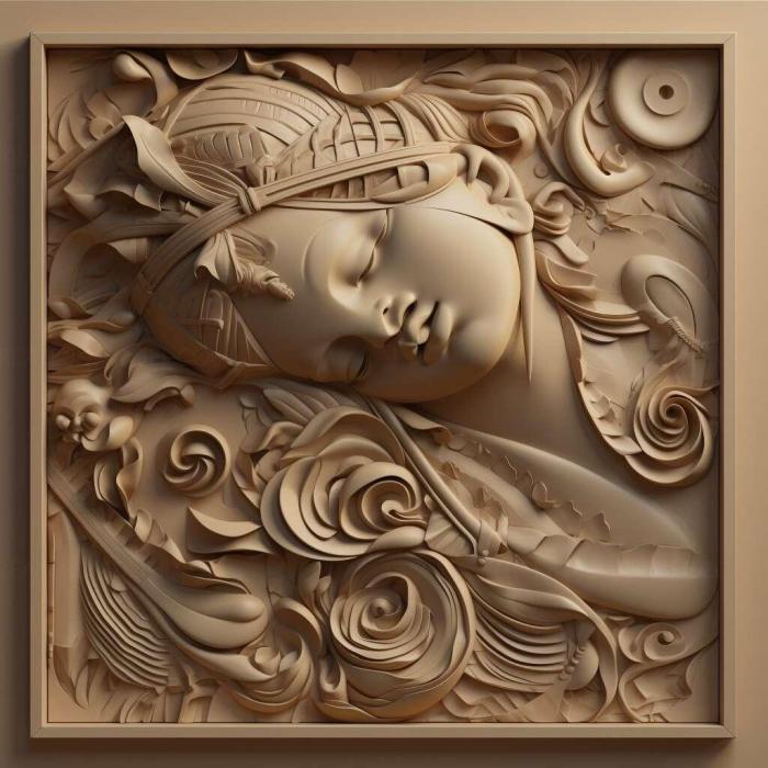 نموذج ثلاثي الأبعاد لآلة CNC 3D Art 